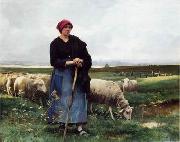 unknow artist Sheepherder and Sheep 199 painting